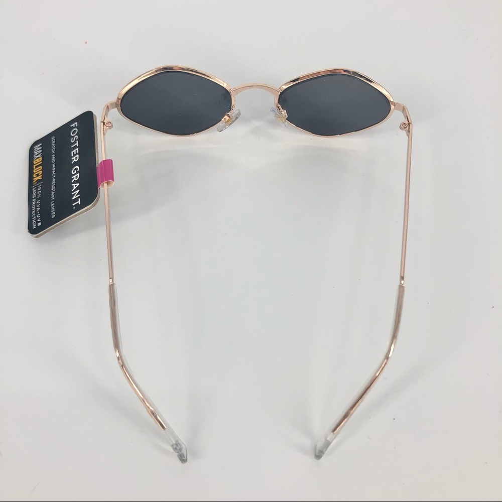 Foster Grant Max Block Geometric Lennon Sunglasses - Picture 3 of 5